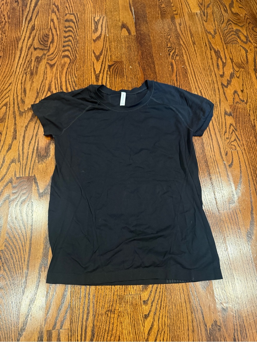 Athleta Black Short Sleeve Crew Tee